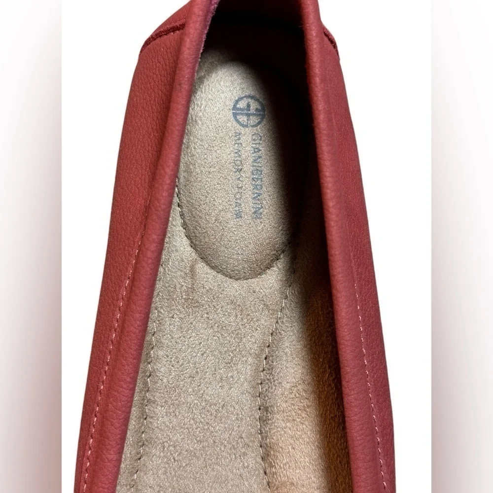 Giani Bernini Red Leather Loafers